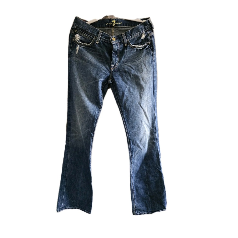 7 For All‎ Mankind Jagger Bootcut Jeans Womens Size 29 Medium Wash Boot Cut